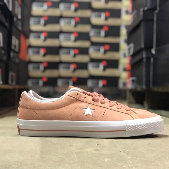 Converse Other - Converse One Star Ox Suede Mens Shoe Pink Sz 11.5